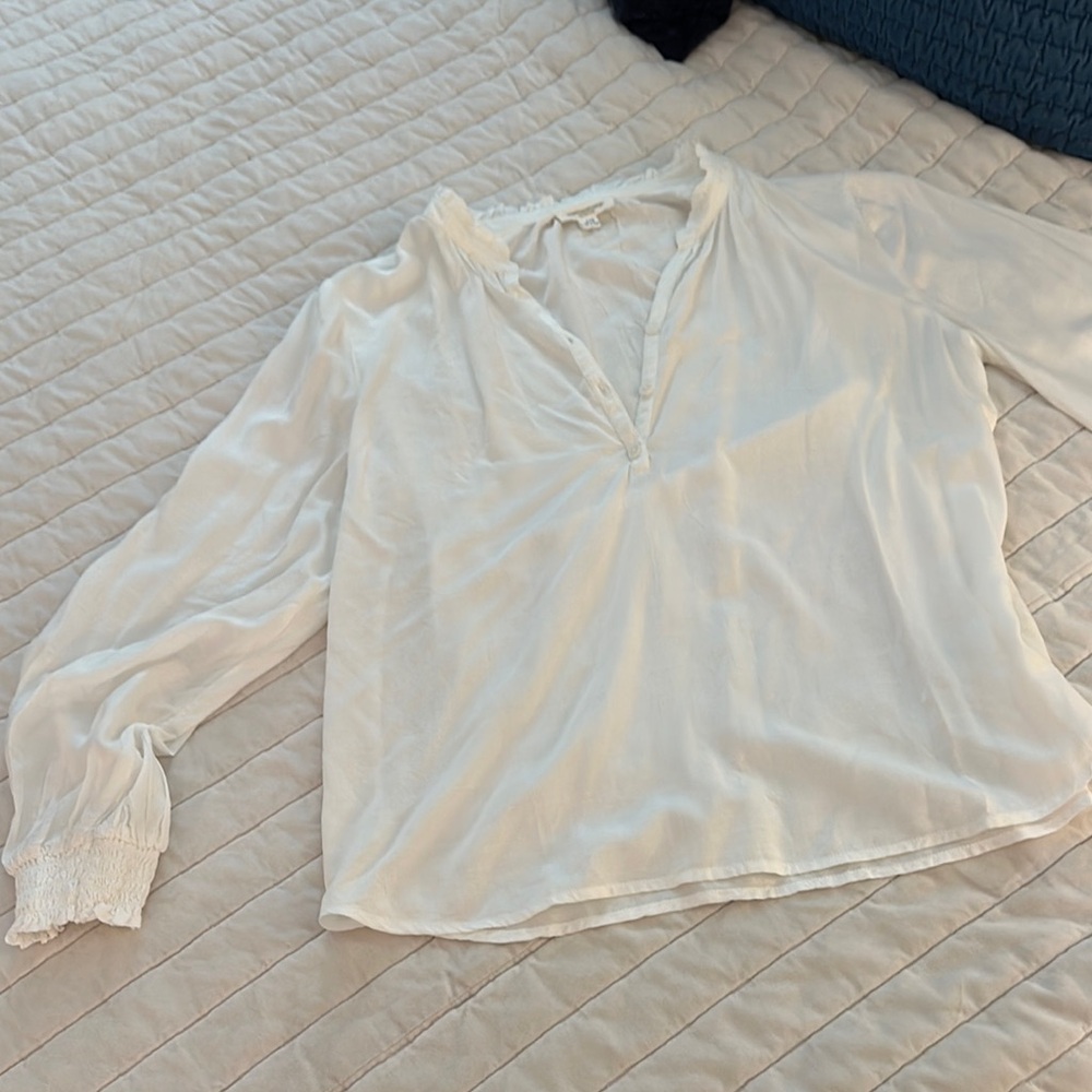 Beachlunchlounge white top Large